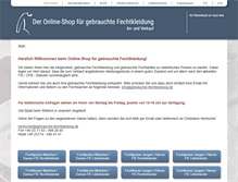 Tablet Screenshot of gebrauchte-fechtkleidung.de